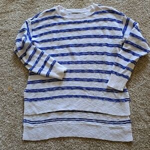 Pure Navy Cotton Sweater